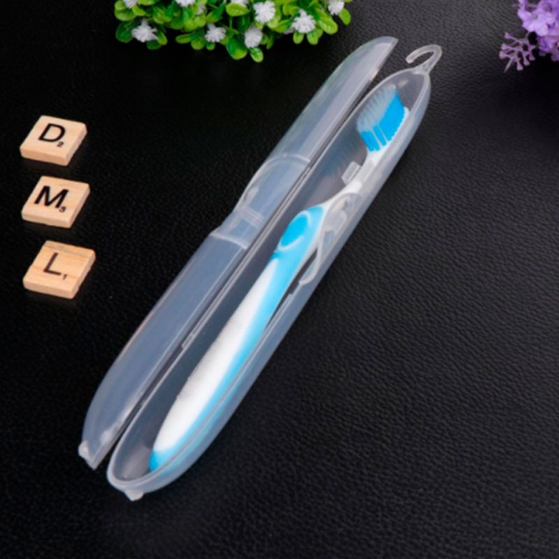 Hộp Nhựa Trong Suốt Đựng Bàn Chải Đánh Răng Kích Thước 23 X 3.5 X 3Cm Tiện Dụng