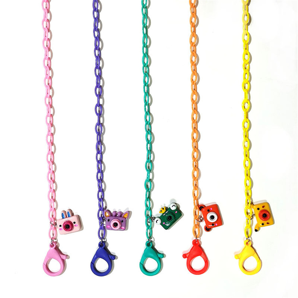 Dây đeo khẩu trang chống trượt/rơi kiểu chuỗi xích bằng nhựa acrylic màu kẹo 50cm | BigBuy360 - bigbuy360.vn
