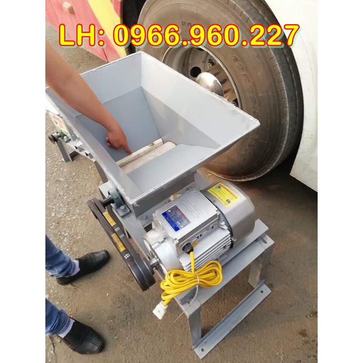 Máy xay củ quả tươi, xay nghệ, gừng, tam thất, sắn củ, motor 2.2Kw, năng suất 150-200kg/h