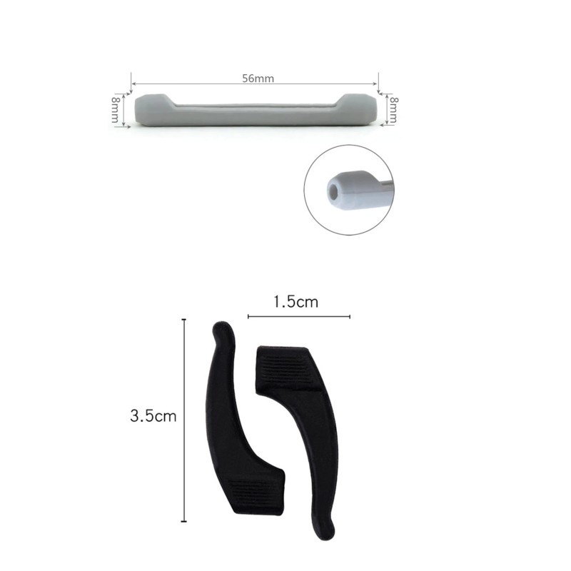 Bộ 1/10 Cặp Giá Đỡ Mắt Kính Chống Trượt Thoải Mái Dành Cho Trẻ Em Và Người Lớn
