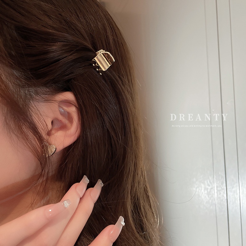 Hàn Quốc đơn giản và nhỏ nơ kẹp tóc kẹp tóc cô gái kẹp bên thời trang phụ kiện tóc phù hợp kẹp tóc hàn quốc