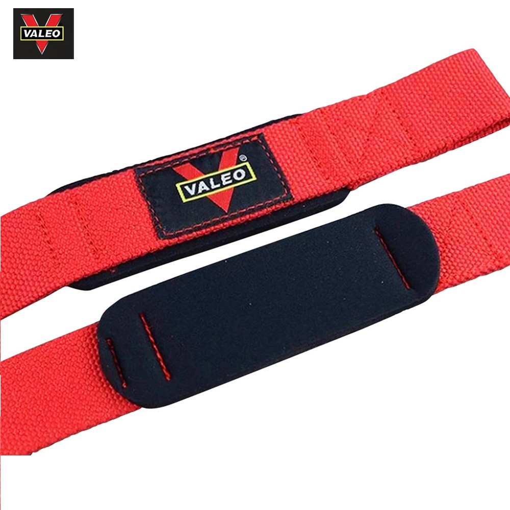 Dây kéo lưng tập GYM VALEO Lifting Straps -Hỗ trợ Deadlift, kéo tạ, lên xà (1 Đôi)