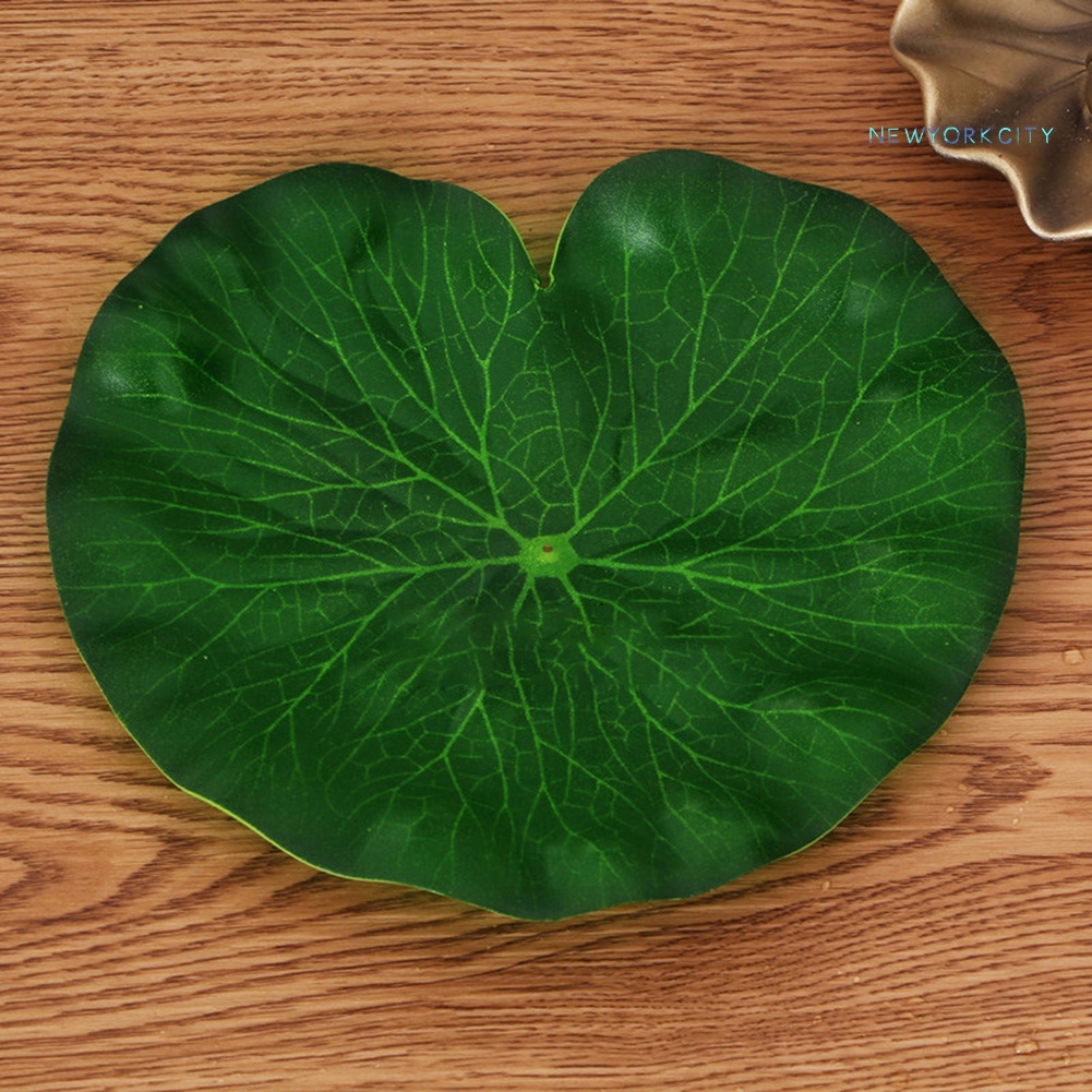 Set 2 Lá Sen Nhân Tạo Dùng Để Trang Trí