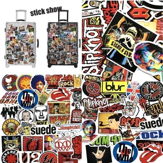 Bộ 52 Sticker Dán Trang Trí Phong Cách Rock