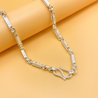 Dây chuyền nam bạc ta đúc đặc hình móc nikee, trang sức Lợi Hoàn