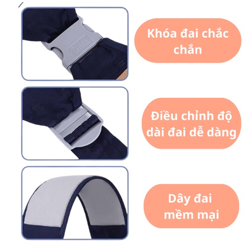 Địu Lưới Cho Bé, Địu Trợ Lực Dạng Lưới Siêu Thoáng Khí Gọn Gàng An Toàn Tiện Lợi