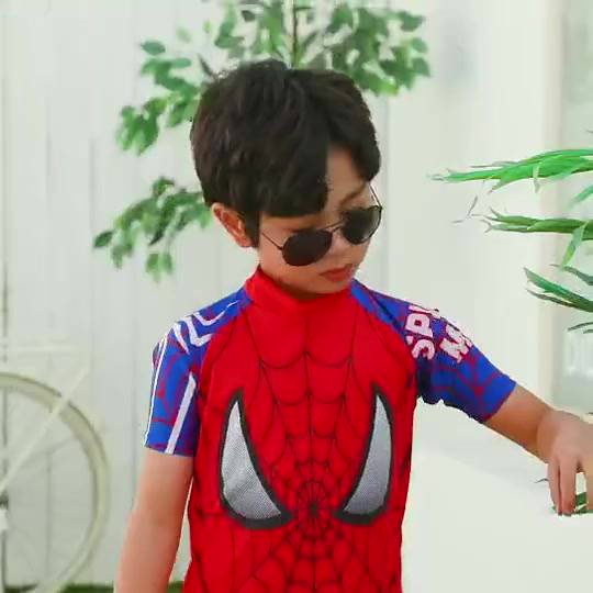 [TẶNG MŨ BƠI] Đồ bơi LUHAZO áo kèm quần cho bé trai 5-10 tuổi họa tiết hoạt hình đáng yêu nhiều màu sắc