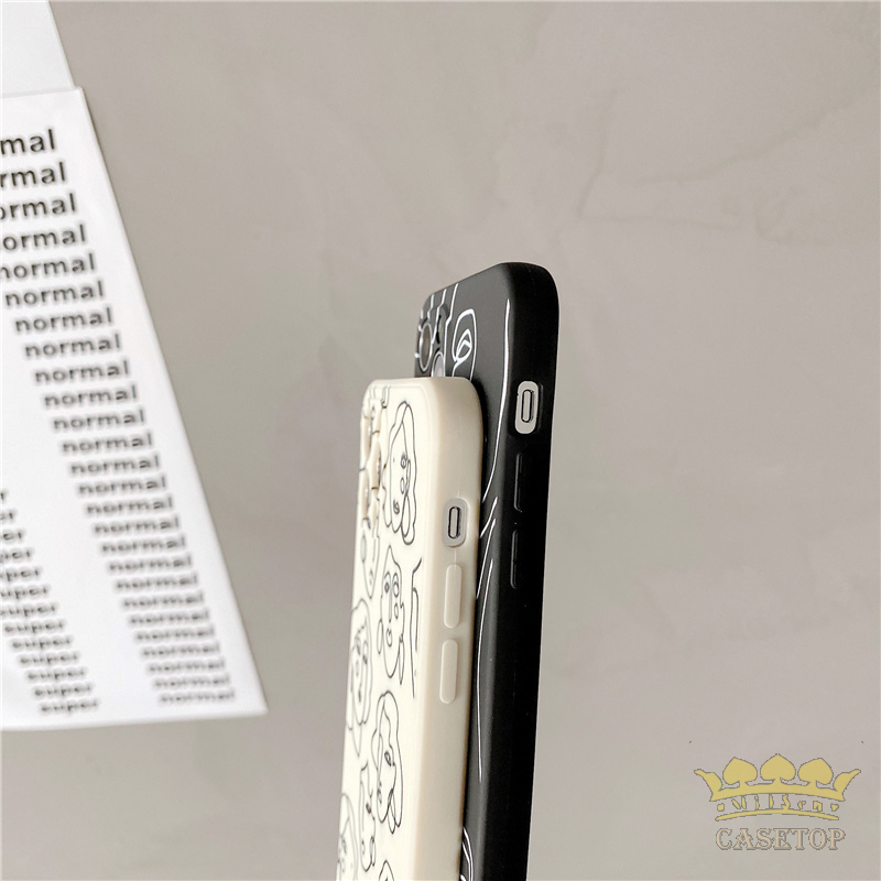 Ốp điện thoại Họa Tiết Khuôn Mặt Người Độc Đáo Cho Oppo Reno 5F A54 A16 A53 2020 A74 A12 A15 A15S A94 A3S A12E A52 A72