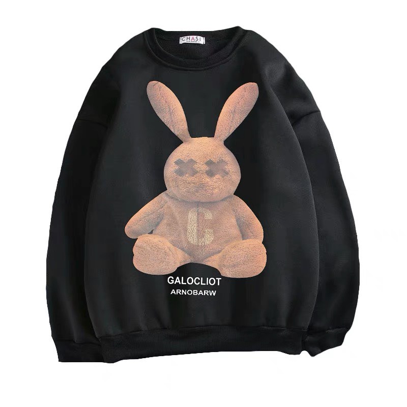 Áo Sweater In Hình Gấu Nam Nữ Unisex phong cách Hàn Quốc cá tính, Chất nỉ bồng đẹp mã AL01 | BigBuy360 - bigbuy360.vn