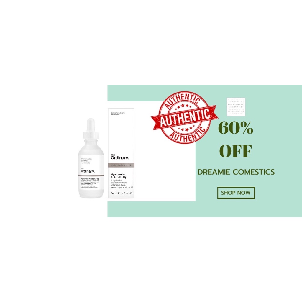 Tinh Chất The Ordinary Hyaluronic Acid 2% + B5