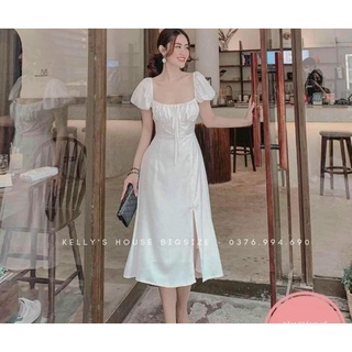 [Hàng Có Sẵn] Đầm Bigsize Xẻ (Từ 45kg đến 100kg)