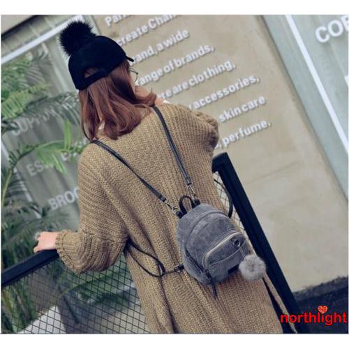 Balo mini vải nhung cho nữ