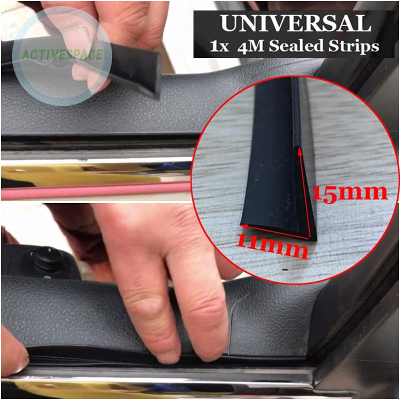 Cuộn dây cao su dài 4m dán viền cửa sổ xe hơi tiện dụng