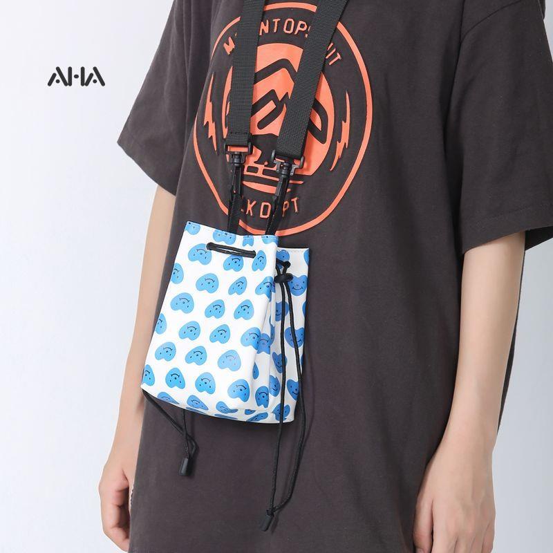 Túi đeo vai AHA official mini đựng điện thoại tai nghe tiền xu tiện dụng cho nam