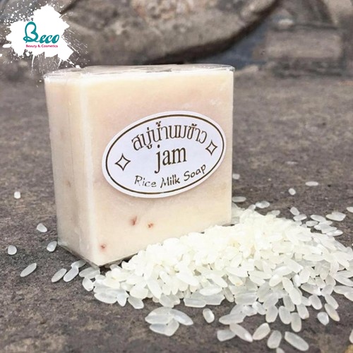 Xà Phòng Tắm Trắng Cám Gạo Thái Lan Jam Rice Milk Soap