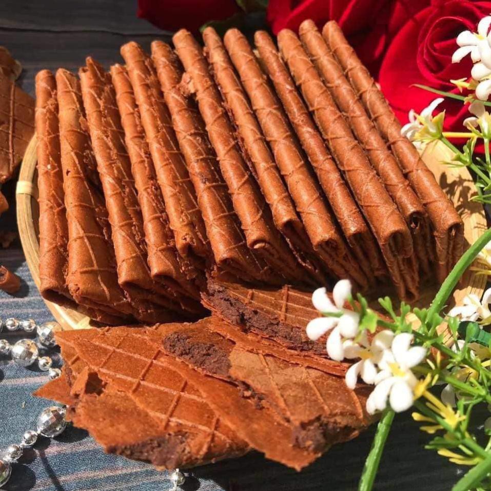 Bánh kẹp ca cao xuất khẩu - ngon tuyệt đỉnh 100g / 250g / 500g