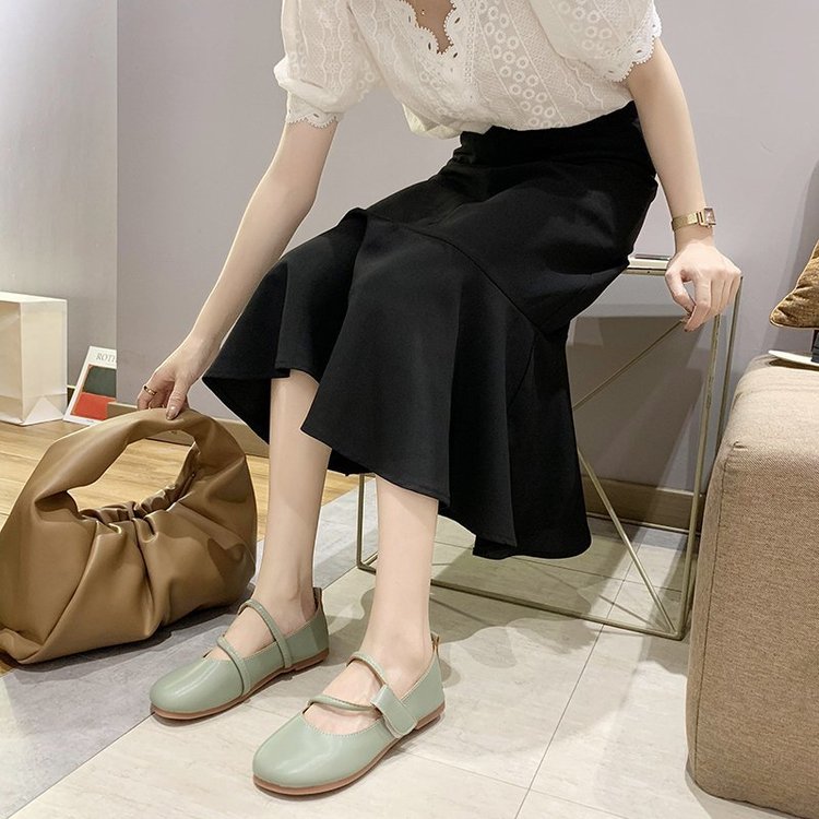 [ Mã 66CBSALE giảm 30K đơn 200K] Giày búp bê mũi tròn dễ thương cho nữ | BigBuy360 - bigbuy360.vn