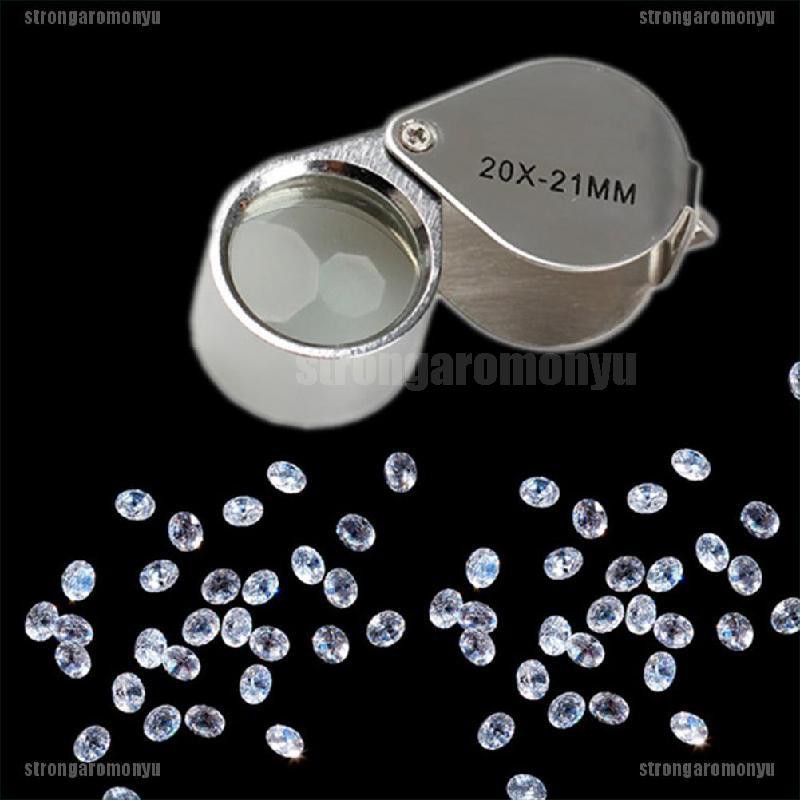 Kính Lúp Phóng Đại 20x21mm Gấp Gọn Tiện Dụng