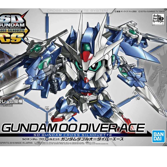 Mô Hình Lắp Ráp Jri Bandai Plamo Sd Cross Silhouette - Gundam 00 Diver Ace 06