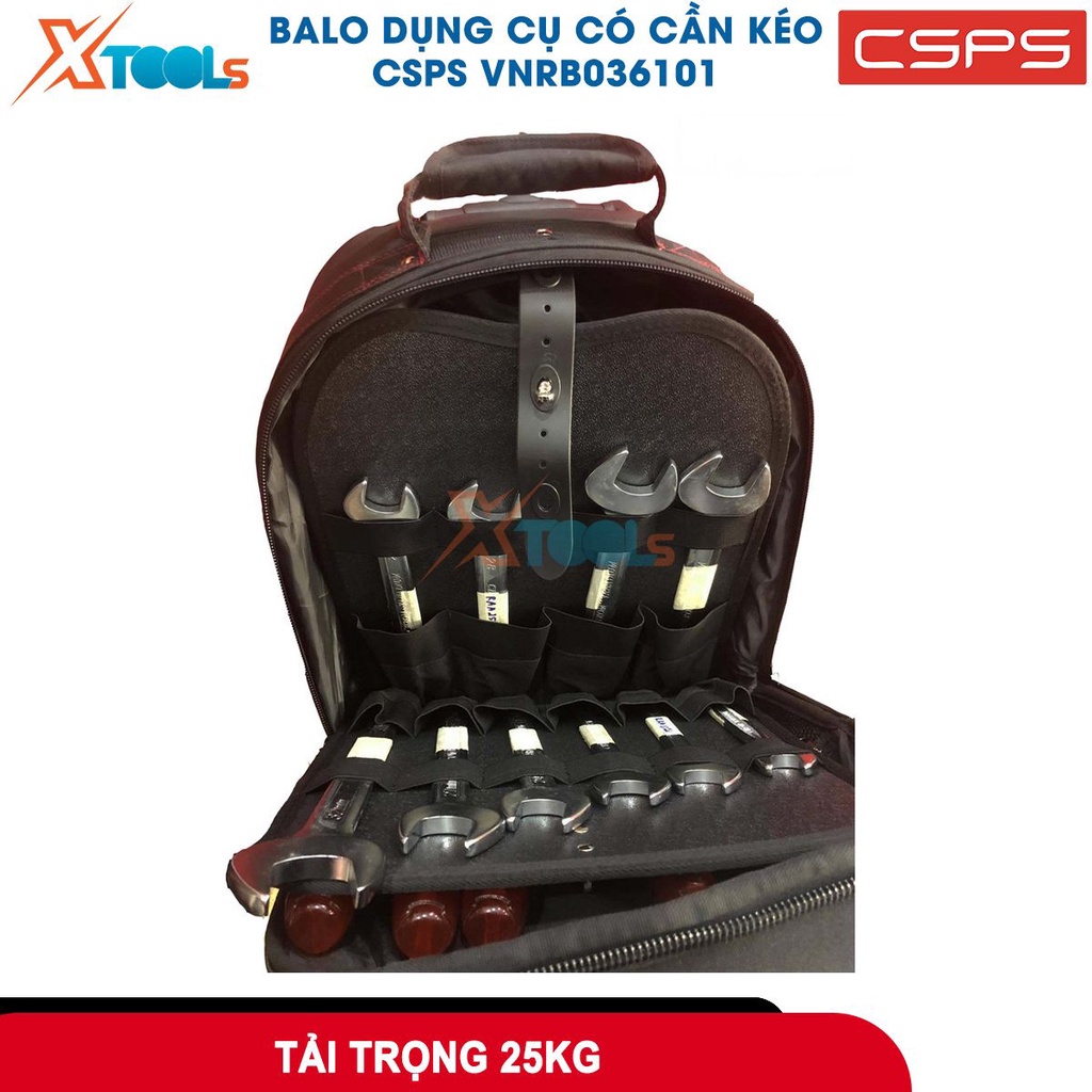 Balo đựng đồ nghề đeo lưng đăng năng nhiều ngăn CSPS VNRB036101 balo đựng máy tính, dụng cụ [CHÍNH HÃNG][XTOOLS]
