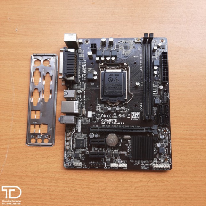 Main Giga H110M-DS2 tháo máy văn phòng