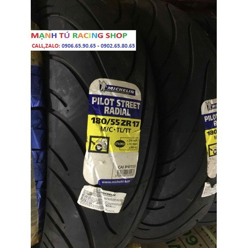 Vỏ michelin 180 size lớn 17 inh - Cho tất cả các dòng xe mô tô PKL như Z1000, CB400, CB250, Z900, Z800, Benelli, R1,.. -