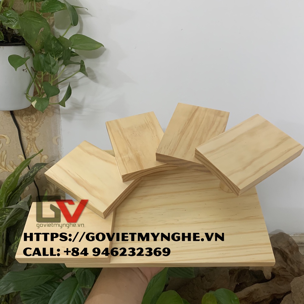 Khay gỗ trang trí món ăn sushi khay gỗ sashimi trang trí món Nhật - 5 tầng - Hàng chuẩn Nhật