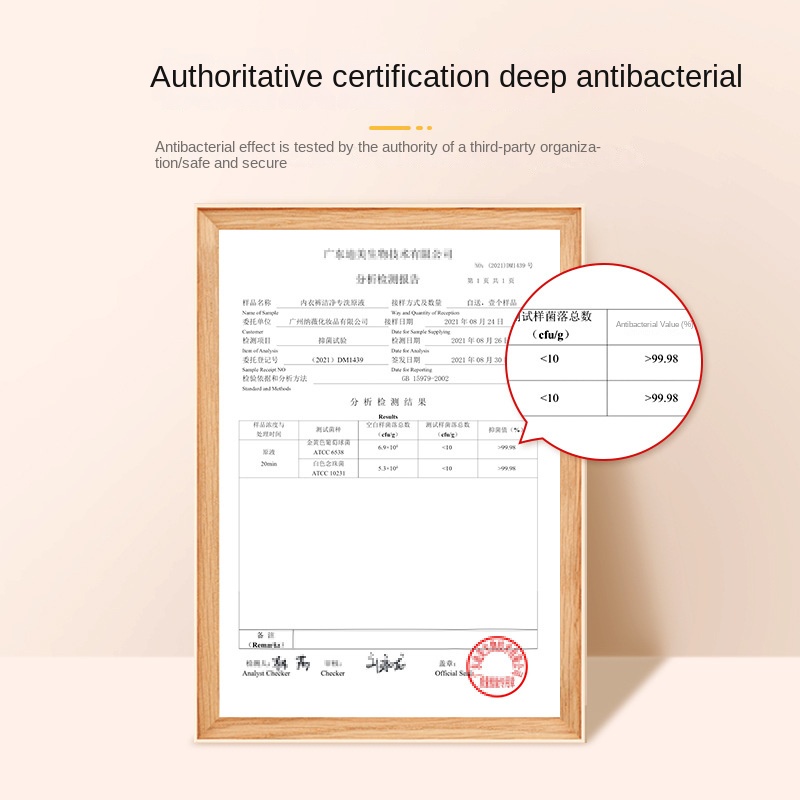 Nước Giặt Đồ Lót Kháng Khuẩn Loại Bỏ Vết Bẩn Đặc Biệt 260ml