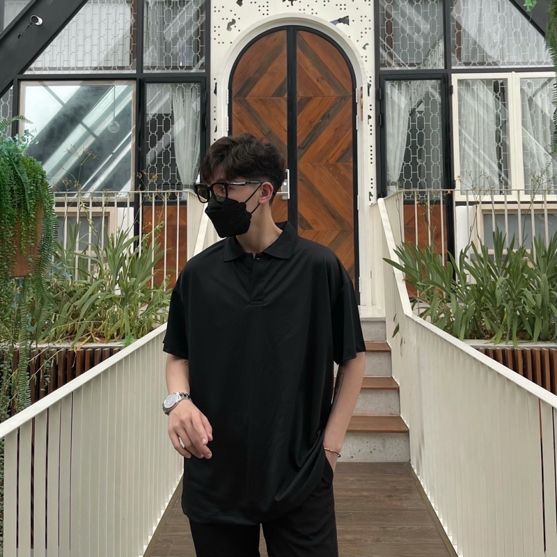 Áo thun cổ polo form basic