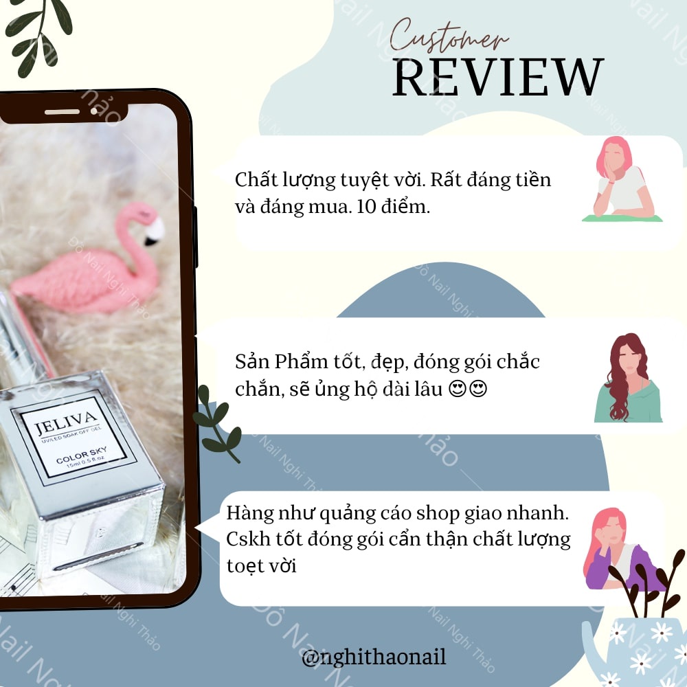 Top loang , sơn loang  Jeliva 15ml