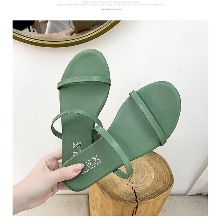 IELGY Dép Xỏ Ngón Đế Bằng Thời Trang Cho Nữ