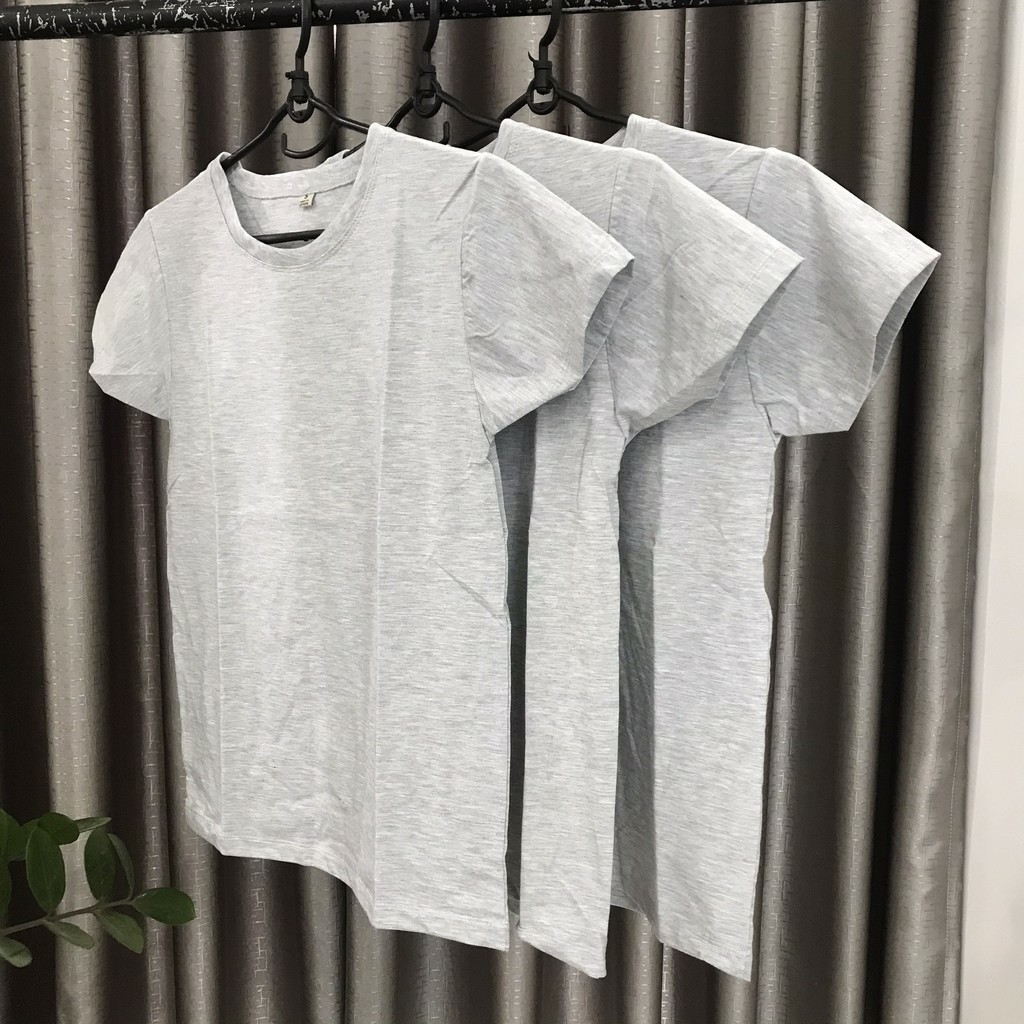 Áo Thun Trơn Nam Nữ Cổ Tròn, áo thun trơn Cotton mát mẻ đủ size cho mọi lứa tuổi