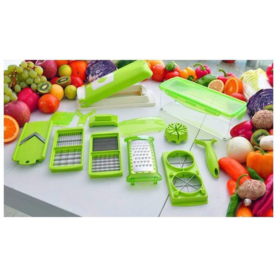 Bộ dụng cụ cắt gọt rau củ quả 10 món Nicer Dicer