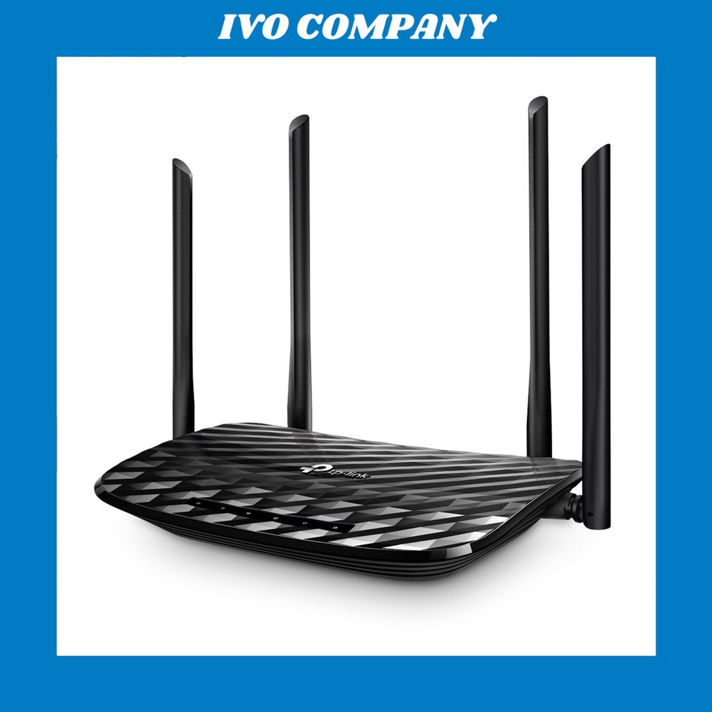 Router Wifi Chuẩn AC1200 Băng Tần Kép TP-Link Archer C6 Gigabit