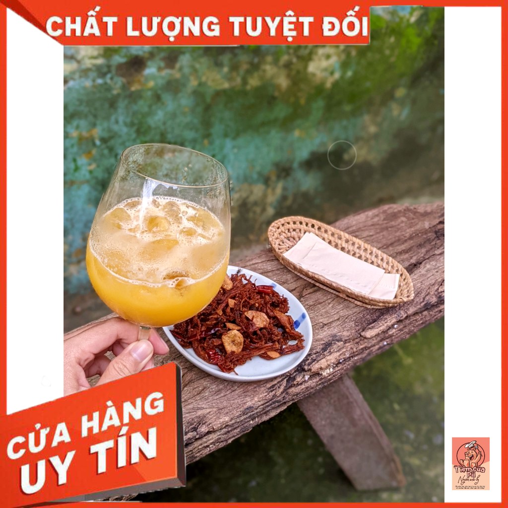 [ Không Ngon - Không Bán Nữa] Khô Heo Cháy Tỏi Siêu Thấm Vị- 100Gr- Siêu Sạch- ẢNH THẬT 100%