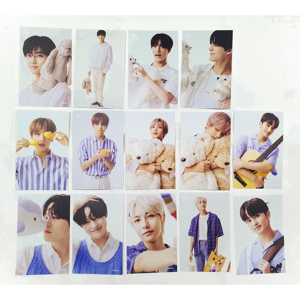 Ảnh season greetings official photocard NCT Dream 2022 Hot sauce Universe Hello Future Jaemin Jeno Mark Renjun Chenle