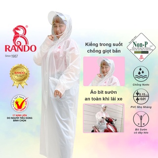  Áo mưa Dây Kéo Kháng Giọt Bắn ROFA RANDO Chính Hãng Có Kiếng Che Mặt Bít Sườn 1 Người Mặc Nhẹ Nhàng Thời Trang 