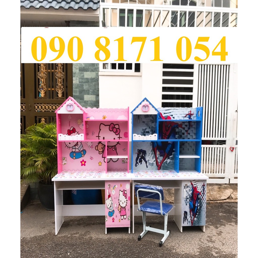 Bàn học sinh cho bé, mẫu mới 2021 hình ảnh in 3D sắc nét, bảo hành 2 năm | BigBuy360 - bigbuy360.vn