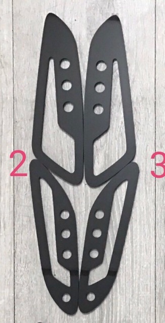 Ốp đèn xinhan  kiểu hd corse cho vespa