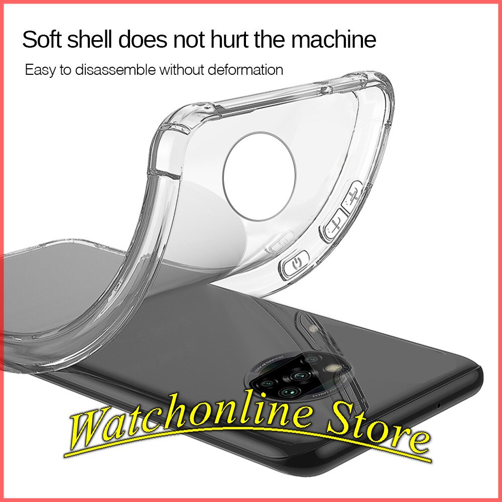 Ốp silicon chống sốc Chống va đập Xiaomi Poco X3 NFC Poco X3 pro Poco F4 Poco X4 GT Poco XT