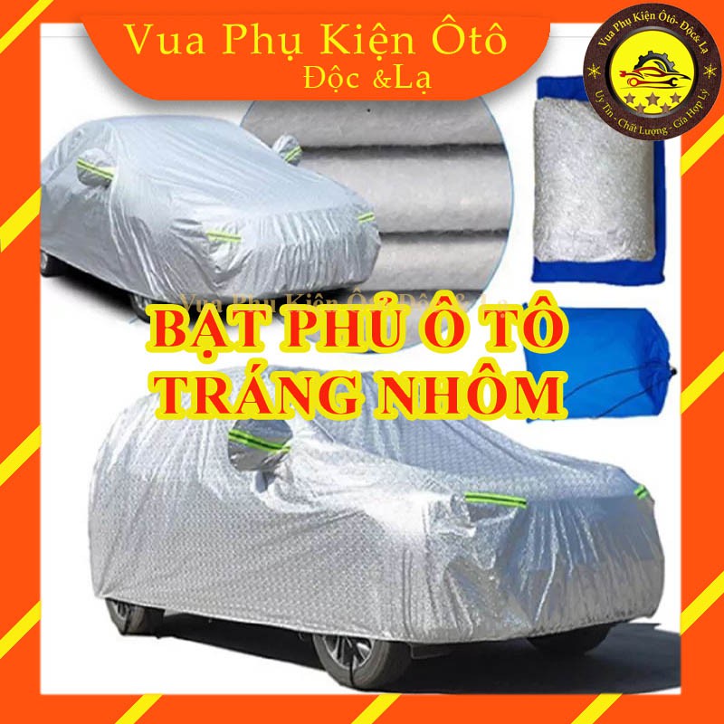 Bạt phủ ô tô tráng nhôm cách nhiệt cao cấp - bạt phủ xe ô tô chống nắng, chống mưa, chống nóng