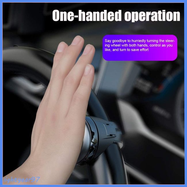 Núm Điều Khiển Vô Lăng Xe Hơi Bằng Kim Loại Xoay 360 Độ Thông Dụng