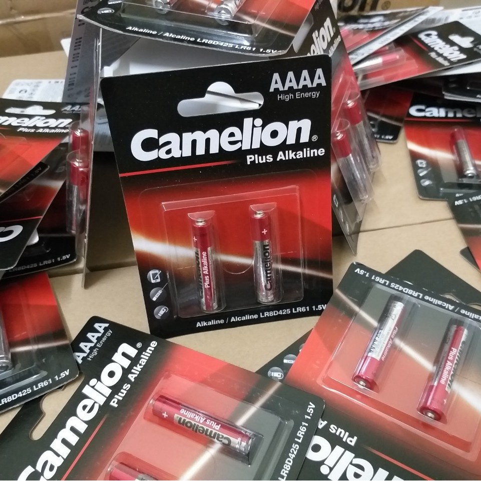 [CHÍNH HÃNG] Pin 4A Pin AAAA Plus Alkaline (1,5V) Camelion, Pin 4A LR8D425 LR61 (2 viên/ vỉ)