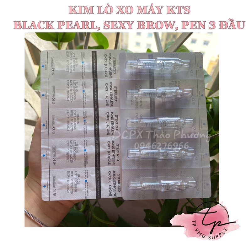 KIM LÒ XO HỘP TRẮNG MÁY KTS BLACK PEARL, SEXY BROW, PEN 5.0 PLUS