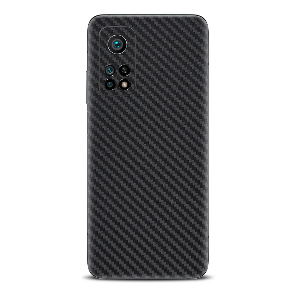 Miếng dán decal carbon mặt sau Xiaomi Mi 10T Pro chống trầy mặt lưng, chống bám vân tay