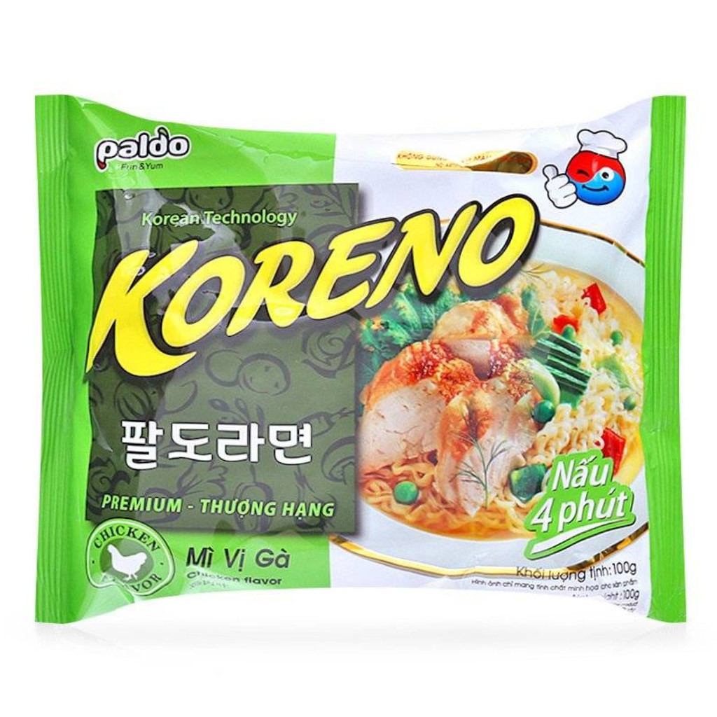 Mì Vị Gà Paldo Koreno Gói 100g