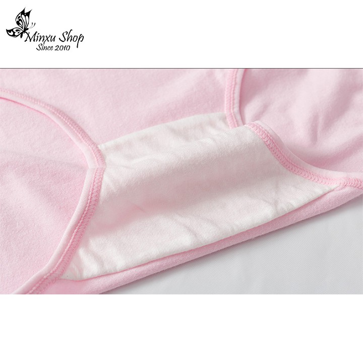 Quần lót bầu cạp chéo cotton chất đẹp mỗi quần 1 túi zip cao cấp - Mã LB01