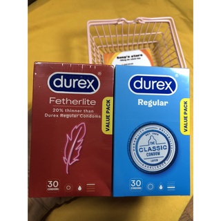 Bao cao su siêu mỏng Durex Fetherlite 30 chiếc chuẩn Úc