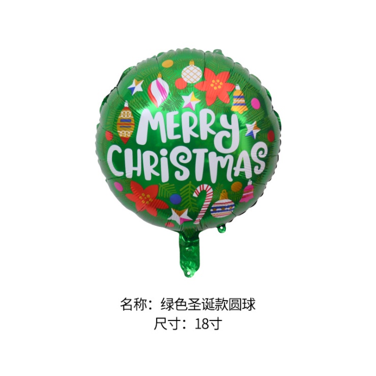 Bong bóng 18 inch trang trí Giáng Sinh, năm mới