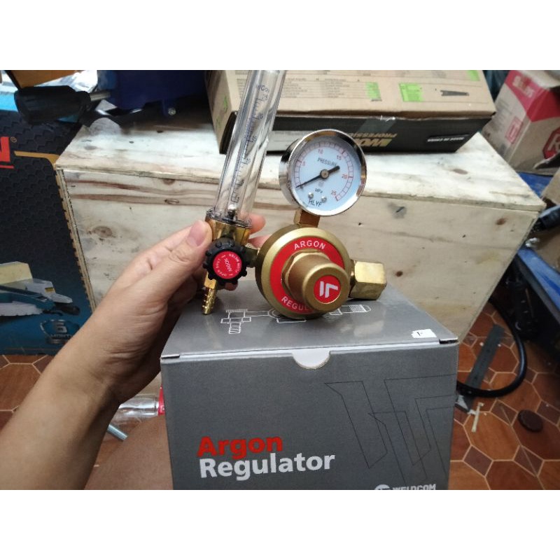 Đồng Hồ Khí Agron ren trong Weldcom chính hãng